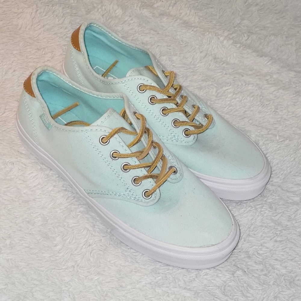 Vans mint green size 9
